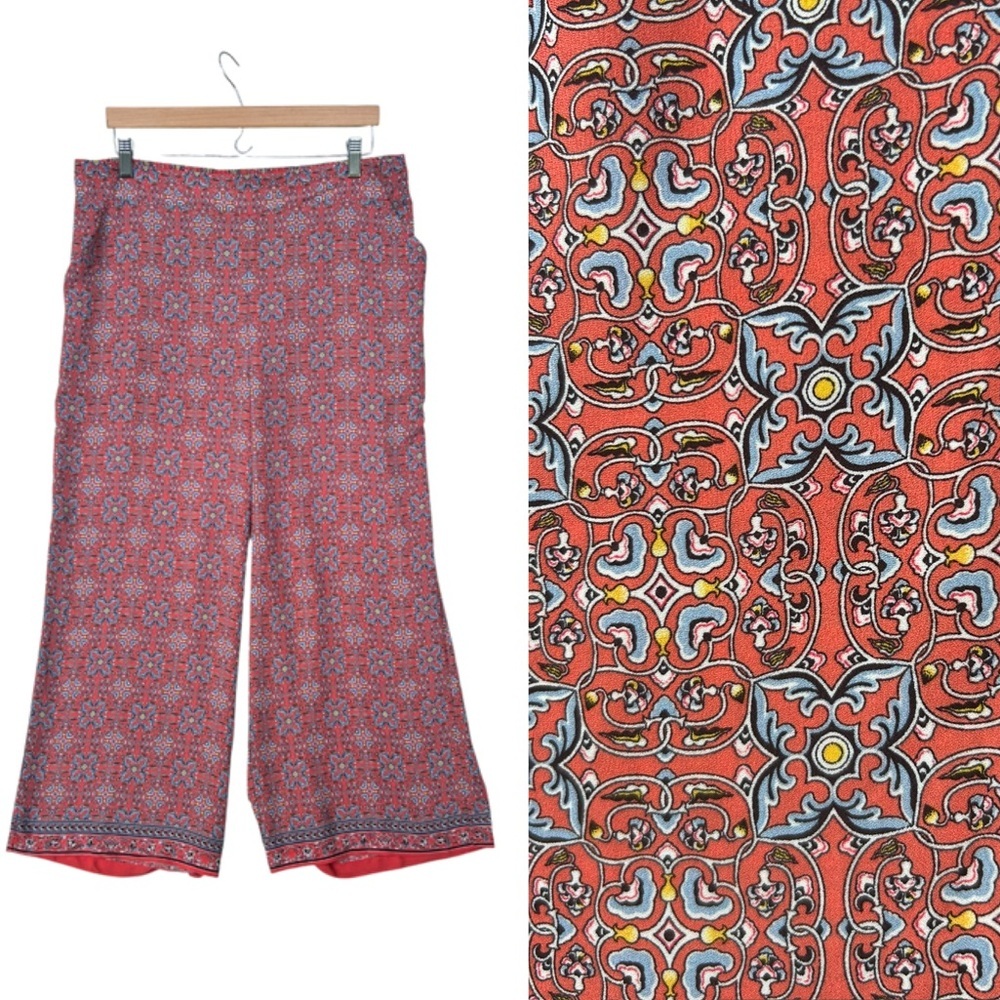 Max Studio wide leg palazzo pant L